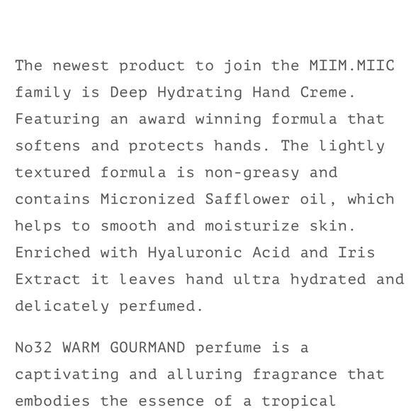 Miim.miic. No 32 WARM GOURMAND fragrance bundle - Picture 3 of 7